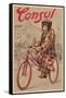 Poster for Consul Bicycles-null-Framed Stretched Canvas