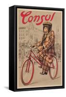 Poster for Consul Bicycles-null-Framed Stretched Canvas