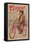 Poster for Consul Bicycles-null-Framed Stretched Canvas