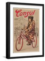 Poster for Consul Bicycles-null-Framed Art Print