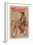 Poster for Consul Bicycles-null-Framed Art Print
