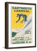 Poster for Dartmouth Skiing Carniival-null-Framed Art Print