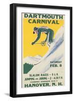 Poster for Dartmouth Skiing Carniival-null-Framed Art Print