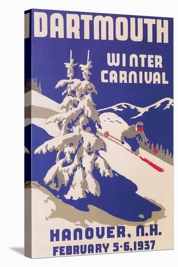 Poster for Dartmouth Winter Carnival-null-Stretched Canvas