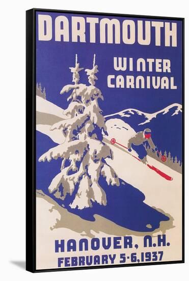 Poster for Dartmouth Winter Carnival-null-Framed Stretched Canvas