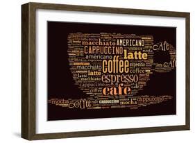 Poster For Decorate Cafe Or Coffee Shop-alanuster-Framed Premium Giclee Print