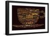 Poster For Decorate Cafe Or Coffee Shop-alanuster-Framed Art Print