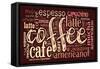 Poster For Decorate Cafe Or Coffee Shop-alanuster-Framed Stretched Canvas