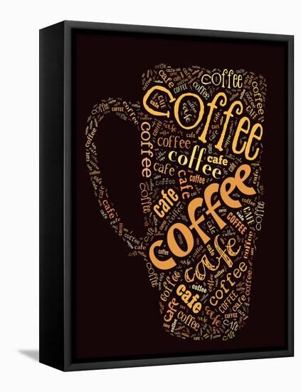 Poster For Decorate Cafe Or Coffee Shop-alanuster-Framed Stretched Canvas