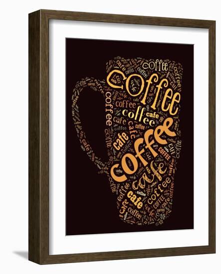 Poster For Decorate Cafe Or Coffee Shop-alanuster-Framed Art Print