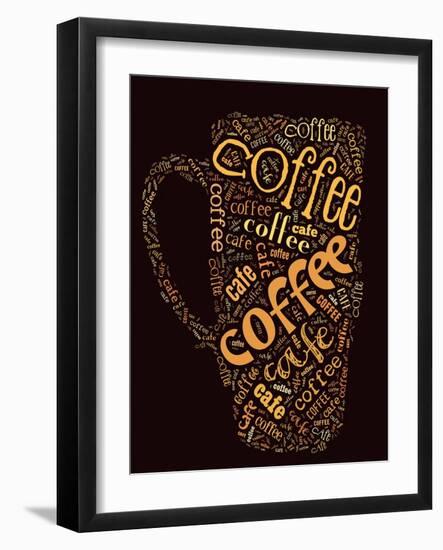 Poster For Decorate Cafe Or Coffee Shop-alanuster-Framed Art Print