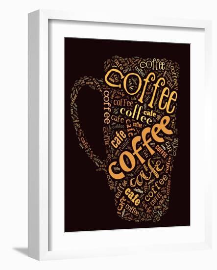 Poster For Decorate Cafe Or Coffee Shop-alanuster-Framed Art Print