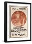 Poster for Decorative Documents, 1902-Alphonse Marie Mucha-Framed Giclee Print