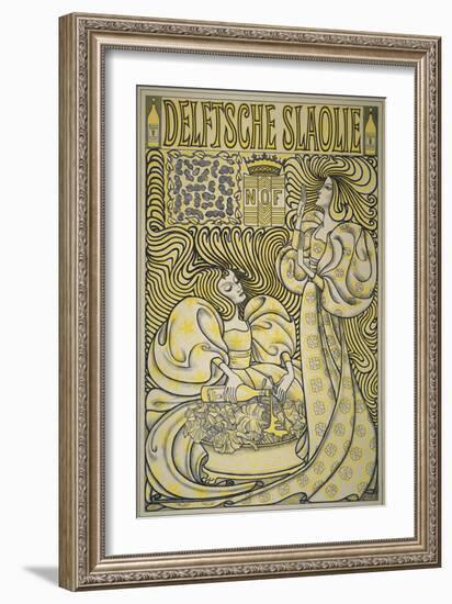 Poster for Delft Salad Oil, 1894-Jan Theodore Toorop-Framed Giclee Print