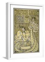 Poster for Delft Salad Oil, 1894-Jan Theodore Toorop-Framed Giclee Print