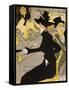 Poster for Divan Japonais-Henri de Toulouse-Lautrec-Framed Stretched Canvas