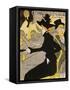 Poster for Divan Japonais-Henri de Toulouse-Lautrec-Framed Stretched Canvas