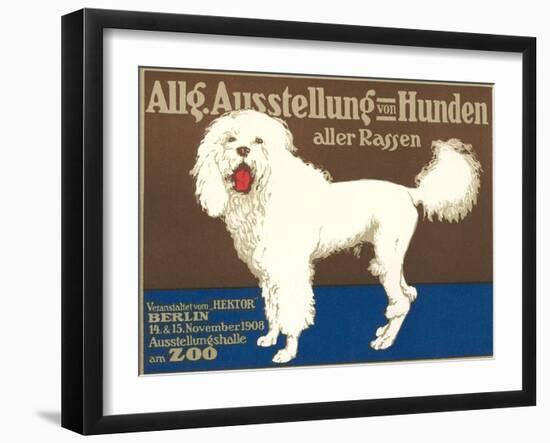 Poster for Dog Show-null-Framed Art Print