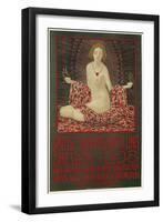 Poster for Dresden Art Exhibition-null-Framed Art Print