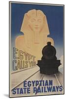 Poster for Egyptian Railways-null-Mounted Art Print
