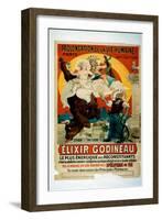 Poster for Elixir Godineau, c.1900-French School-Framed Giclee Print