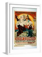 Poster for Elixir Godineau, c.1900-French School-Framed Giclee Print