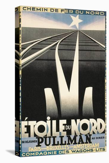 Poster for European Railways, Tracks-null-Stretched Canvas