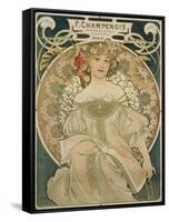 Poster for F. Champenois, 1897-Alphonse Mucha-Framed Stretched Canvas