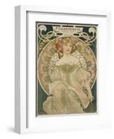 Poster for F. Champenois, 1897-Alphonse Mucha-Framed Giclee Print