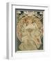 Poster for F. Champenois, 1897-Alphonse Mucha-Framed Giclee Print