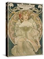 Poster for F. Champenois, 1897-Alphonse Mucha-Stretched Canvas