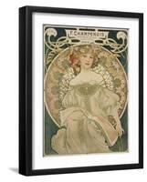 Poster for F. Champenois, 1897-Alphonse Mucha-Framed Giclee Print