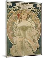 Poster for F. Champenois, 1897-Alphonse Mucha-Mounted Giclee Print