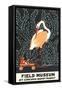 Poster for Field Museum with Giant Heron-null-Framed Stretched Canvas