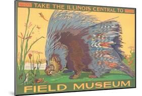 Poster for Field Museum with Porcupine-null-Mounted Giclee Print