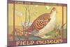 Poster for Field Museum with Quail-null-Mounted Giclee Print