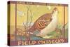 Poster for Field Museum with Quail-null-Stretched Canvas