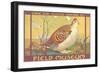 Poster for Field Museum with Quail-null-Framed Art Print