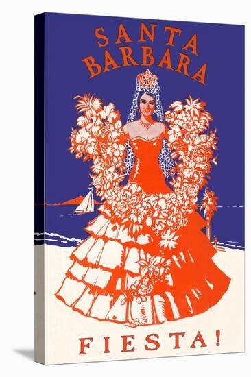 Poster for Fiesta Days, Santa Barbara, California-null-Stretched Canvas