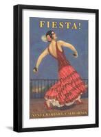 Poster for Fiesta Days, Santa Barbara, California-null-Framed Art Print