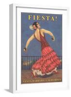 Poster for Fiesta Days, Santa Barbara, California-null-Framed Art Print