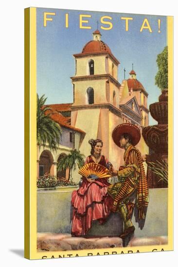 Poster for Fiesta Days, Santa Barbara, California-null-Stretched Canvas