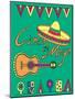 Poster for Fiesta Time with Colorful Hand Drawn Attributes of Mexican Holiday. Cinco De Mayo Banner-Romas_Photo-Mounted Art Print