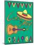 Poster for Fiesta Time with Colorful Hand Drawn Attributes of Mexican Holiday. Cinco De Mayo Banner-Romas_Photo-Mounted Art Print
