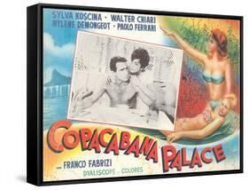Poster for Fifties Italian Movie-null-Framed Stretched Canvas