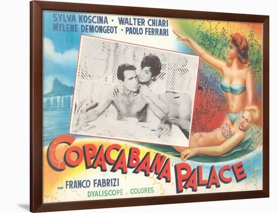 Poster for Fifties Italian Movie-null-Framed Art Print