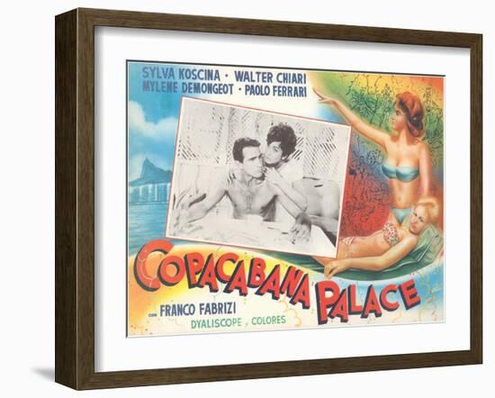 Poster for Fifties Italian Movie-null-Framed Art Print