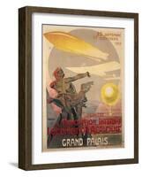 Poster for First International Exhibition of Aerial Locomotion-Ernest Montaut-Framed Giclee Print