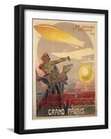 Poster for First International Exhibition of Aerial Locomotion-Ernest Montaut-Framed Giclee Print