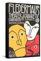 Poster for Fledermaus Theater-null-Framed Stretched Canvas